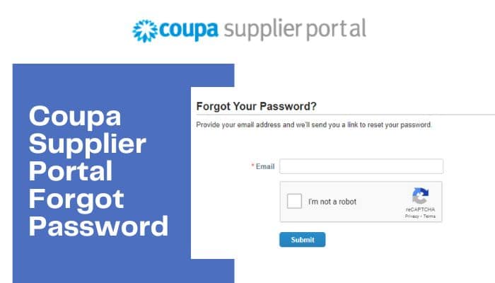 Coupa Supplier Portal Forgot Password