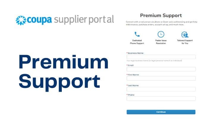 Coupa's Premium Support